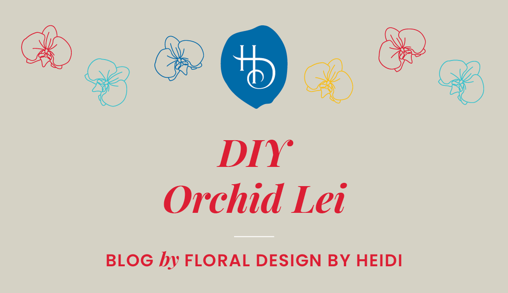 DIY Orchid Lei
