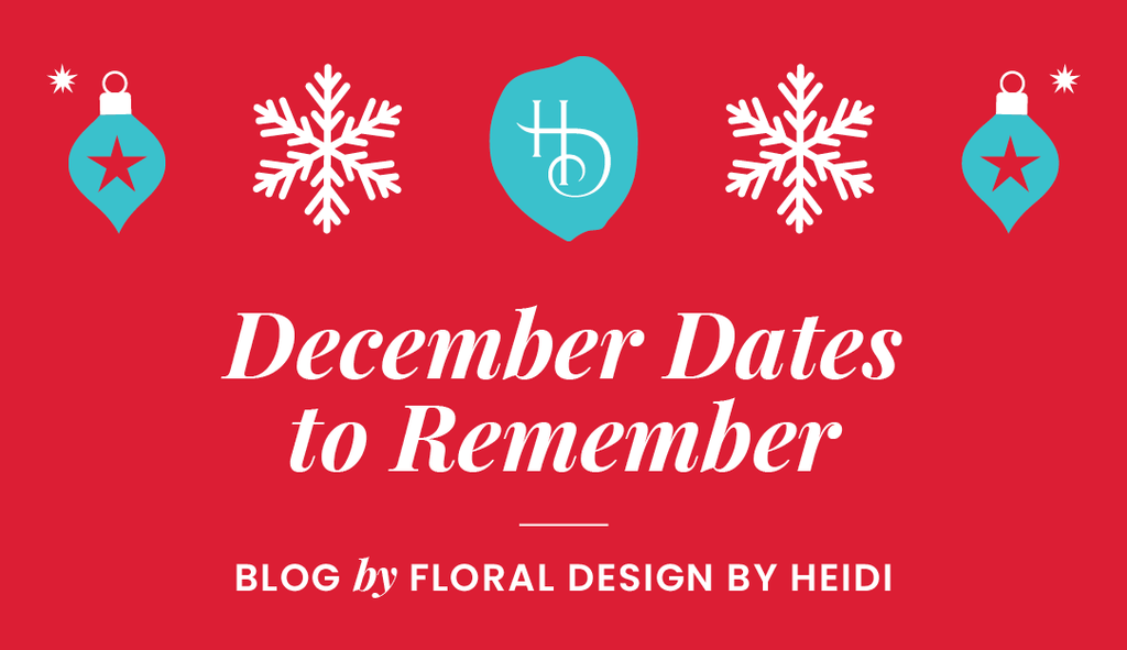 December Dates to Remember