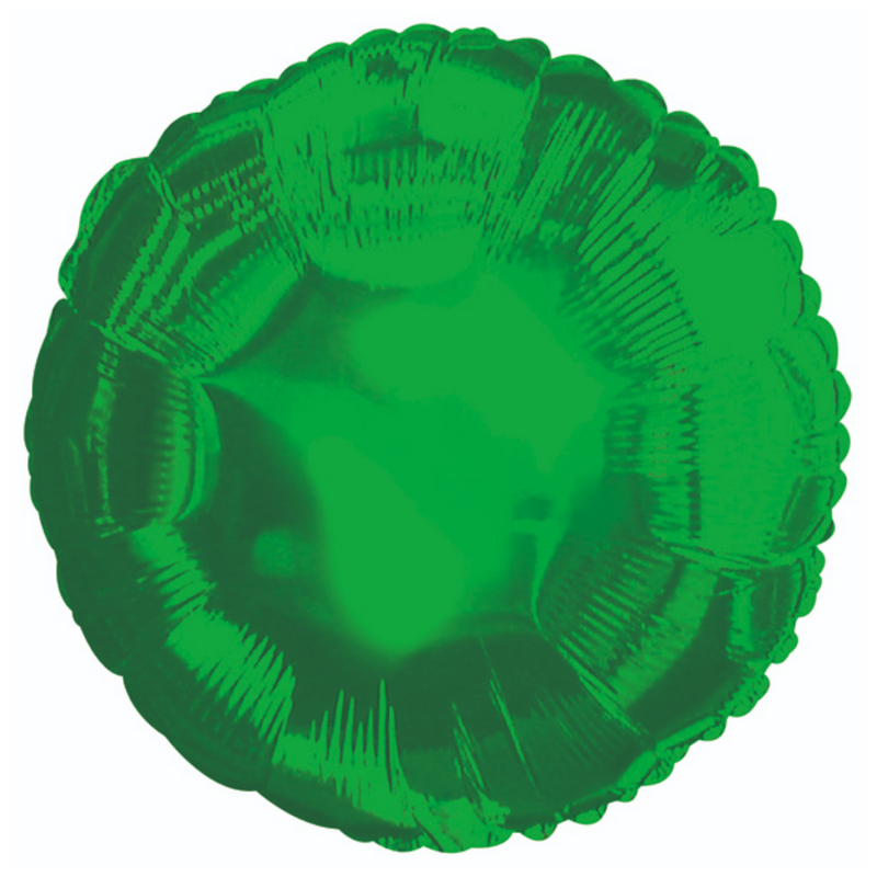 # 95 Solid Round Green Balloon
