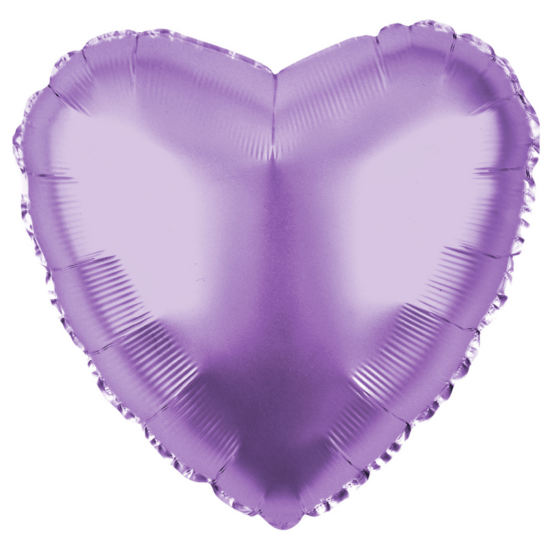 # 104 Solid Lavender Heart Balloon