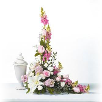 Flower Delivery Florist Funeral Sympathy Naples Heavenly Pink Memorial