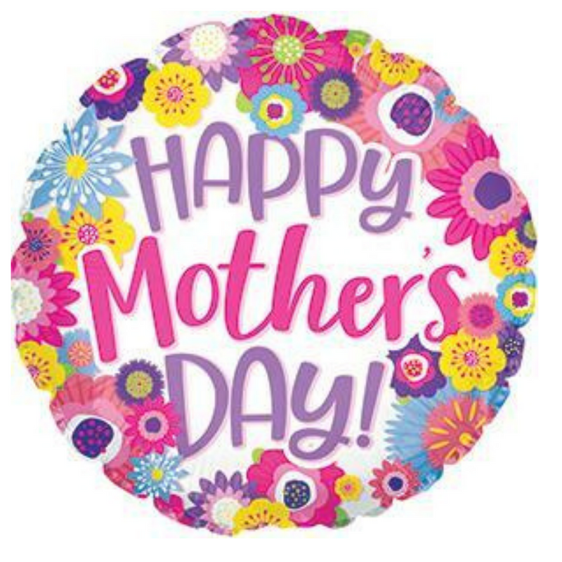 Happy Mother’s Day Flowers Balloon