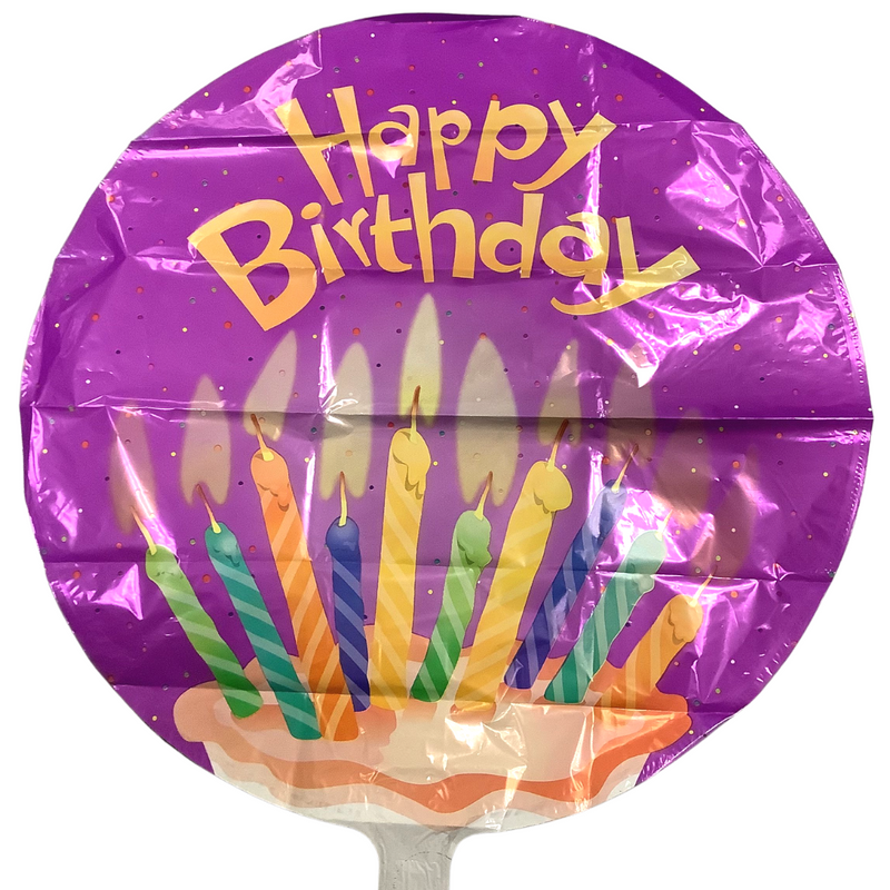 #6 Happy Birthday Candles Balloon