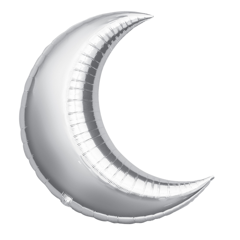 Sale - Crescent Silver Moon Balloon